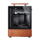 Case JONSBO T7 Black – M-ATX| Gỗ Óc Chó| Kính Cường Lực